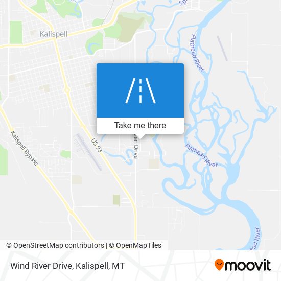 Mapa de Wind River Drive