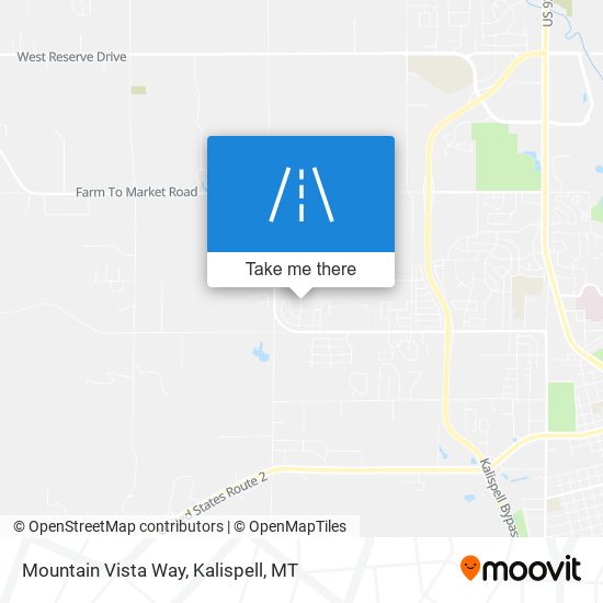 Mountain Vista Way map