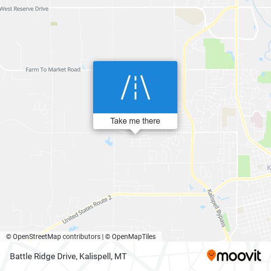 Battle Ridge Drive map