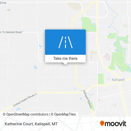 Mapa de Katherine Court
