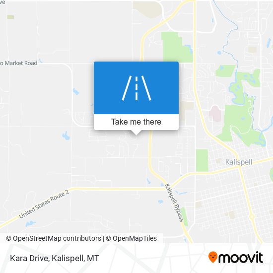 Kara Drive map