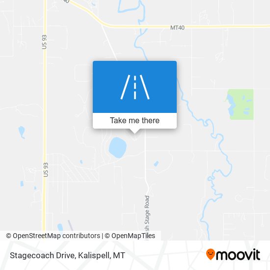 Stagecoach Drive map