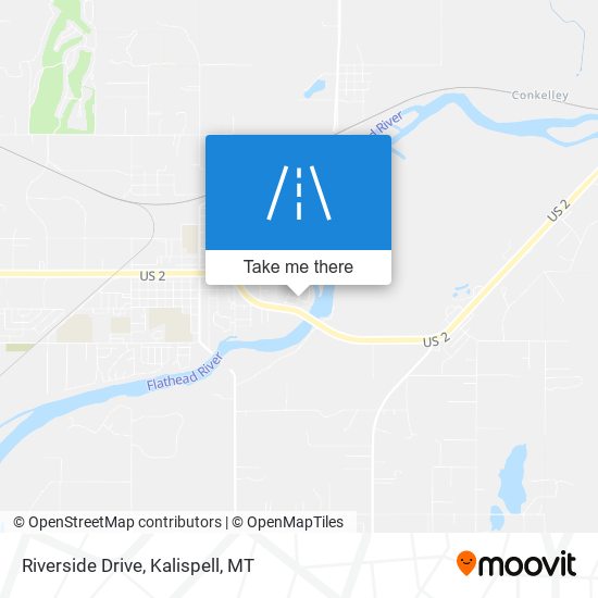 Riverside Drive map