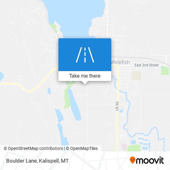 Boulder Lane map