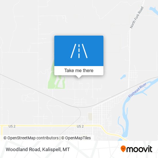 Mapa de Woodland Road