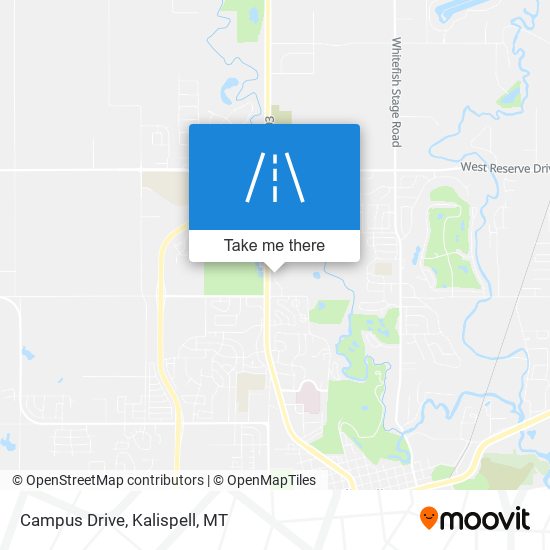 Campus Drive map