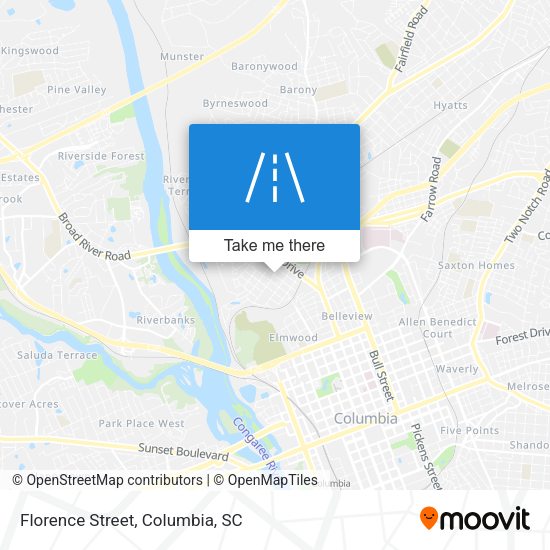Mapa de Florence Street