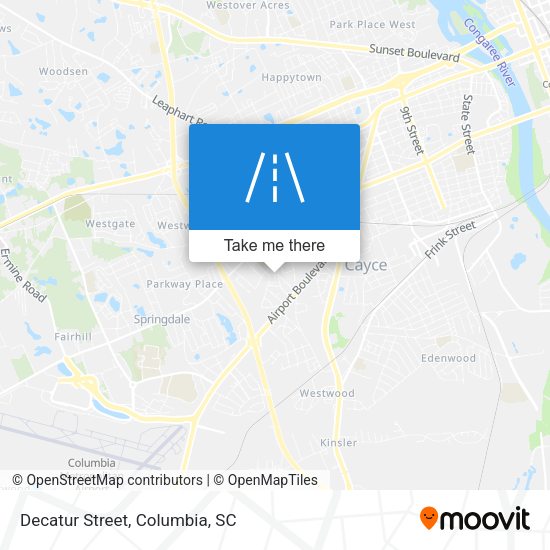 Decatur Street map