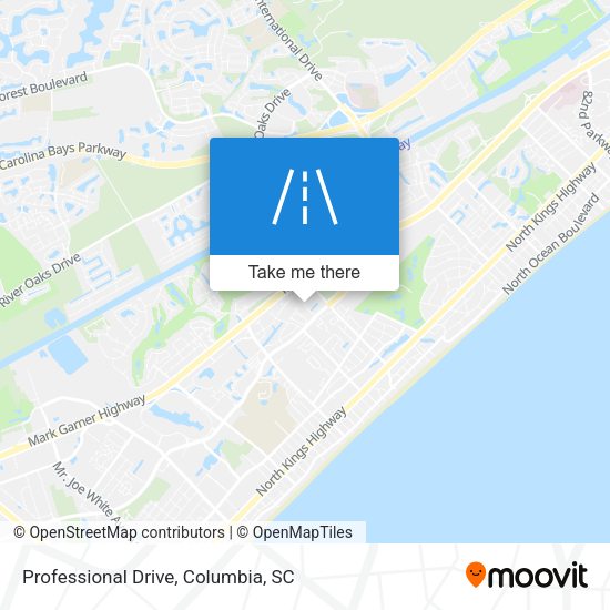 Mapa de Professional Drive