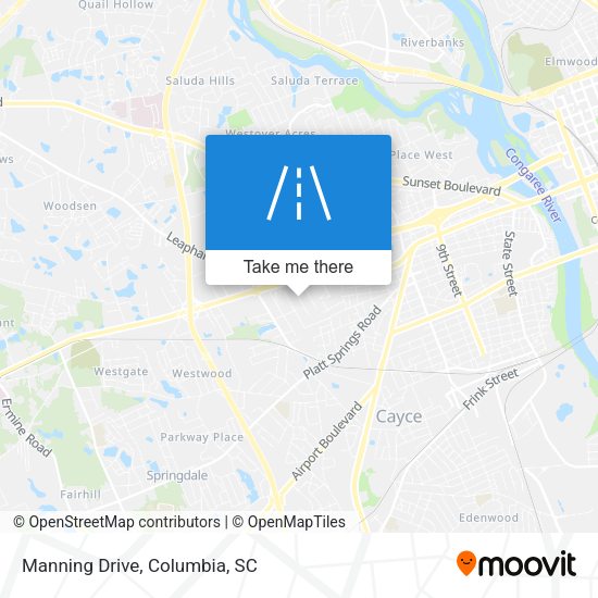 Manning Drive map