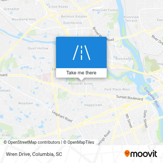 Wren Drive map