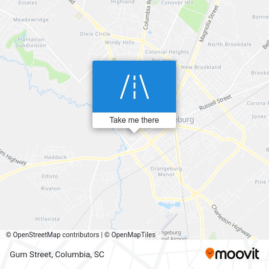 Mapa de Gum Street