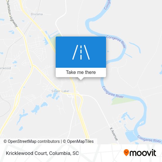 Mapa de Kricklewood Court