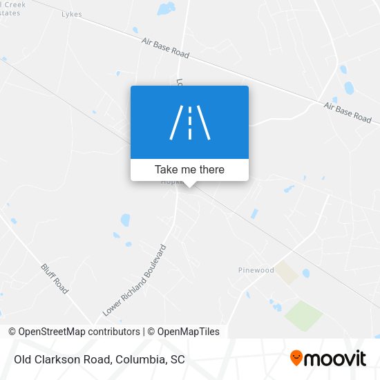 Old Clarkson Road map