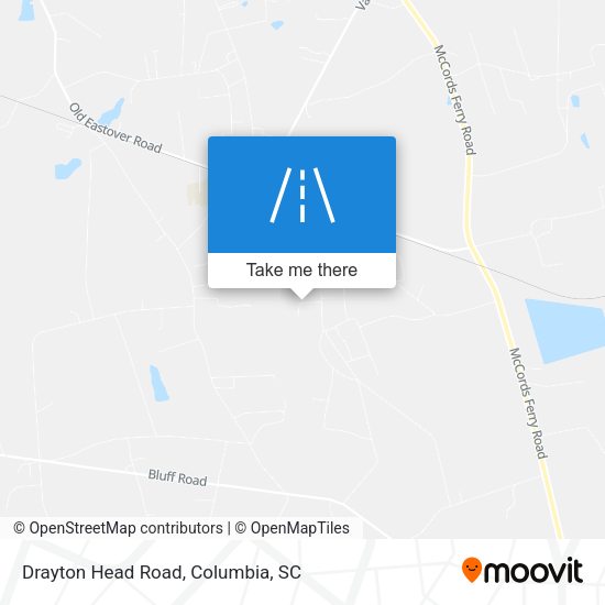 Drayton Head Road map