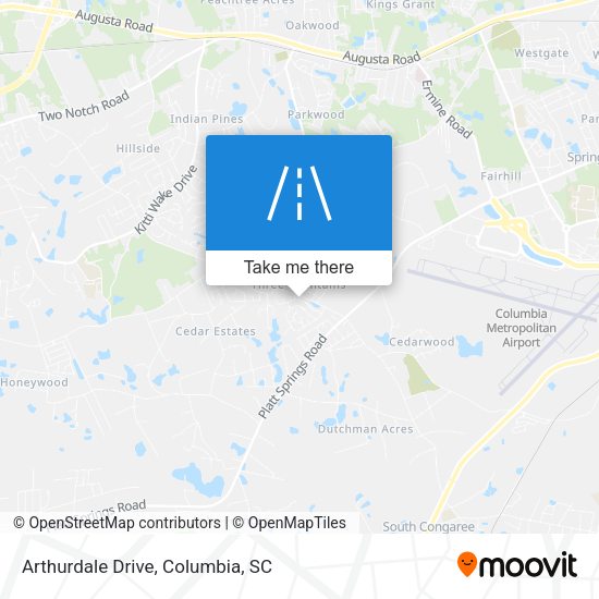 Mapa de Arthurdale Drive