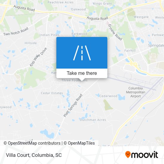 Villa Court map