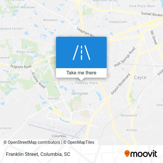 Mapa de Franklin Street