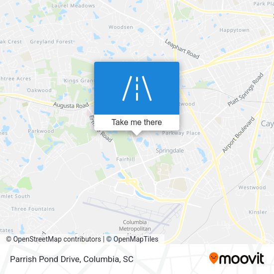 Parrish Pond Drive map