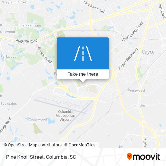 Pine Knoll Street map