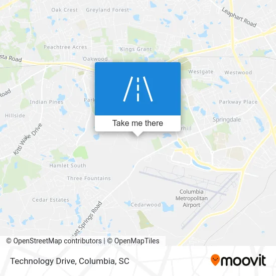 Technology Drive map