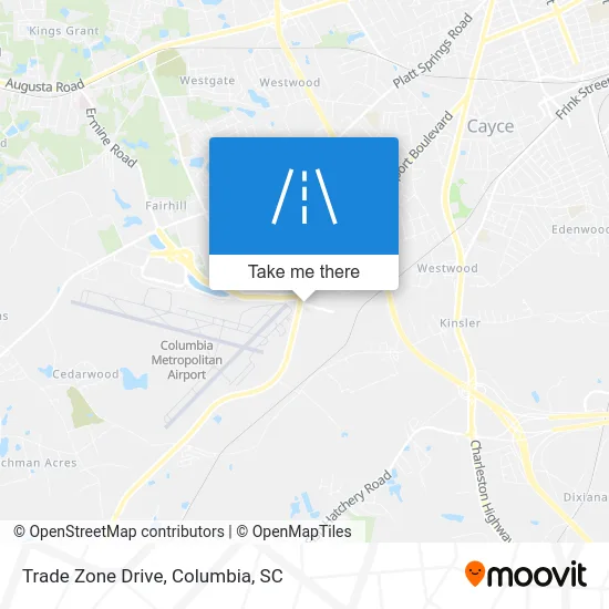 Trade Zone Drive map