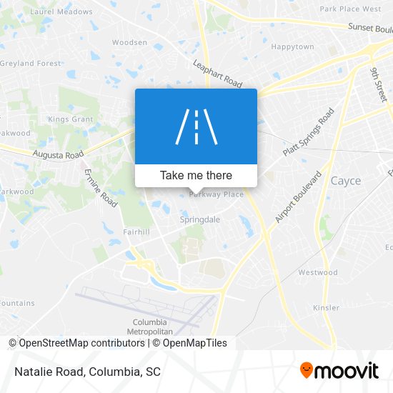 Mapa de Natalie Road