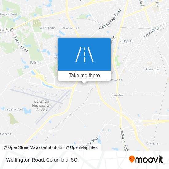 Mapa de Wellington Road