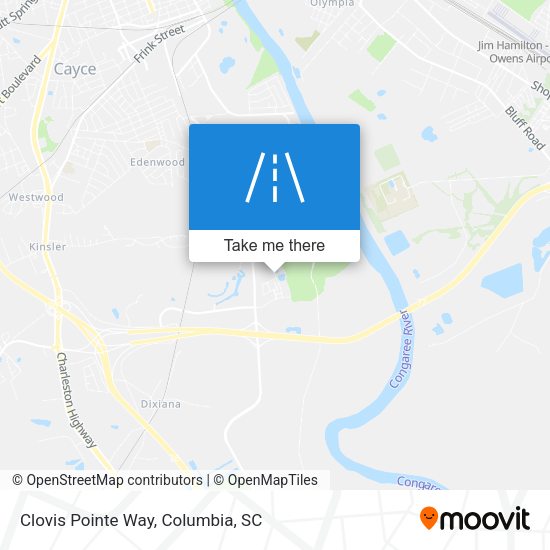 Mapa de Clovis Pointe Way