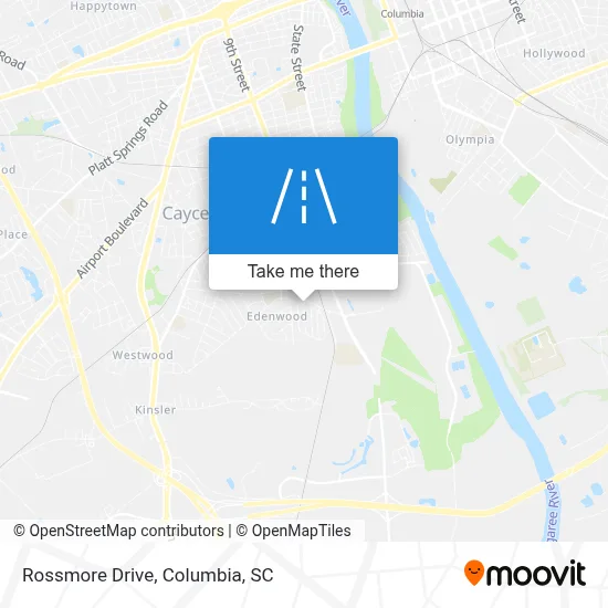 Rossmore Drive map
