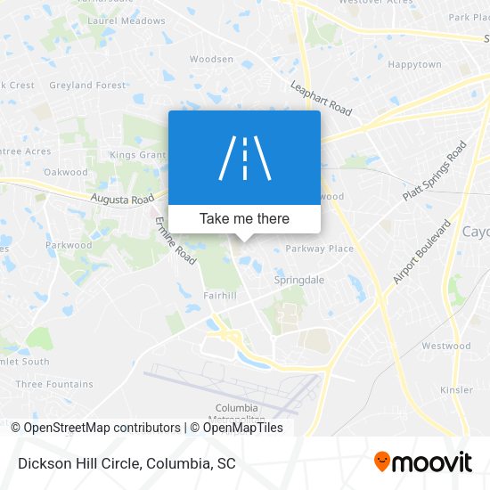Dickson Hill Circle map