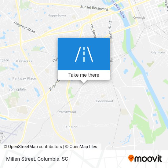 Mapa de Millen Street