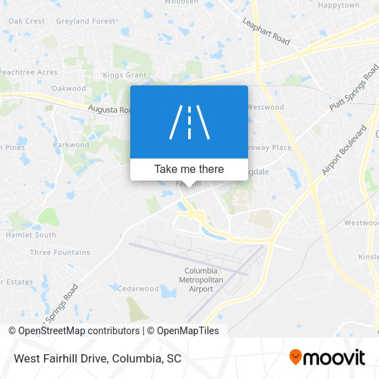 Mapa de West Fairhill Drive