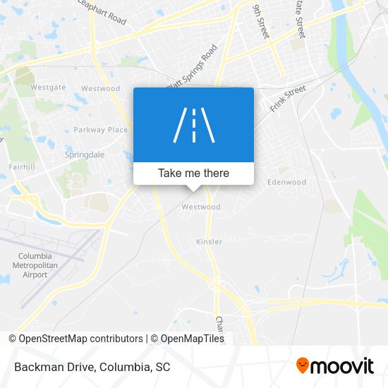Backman Drive map
