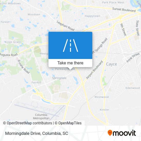 Morningdale Drive map