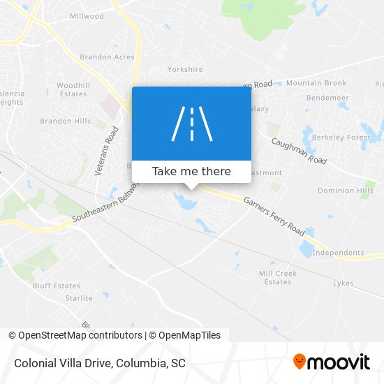 Colonial Villa Drive map