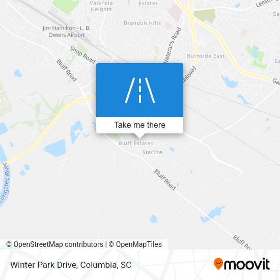 Winter Park Drive map