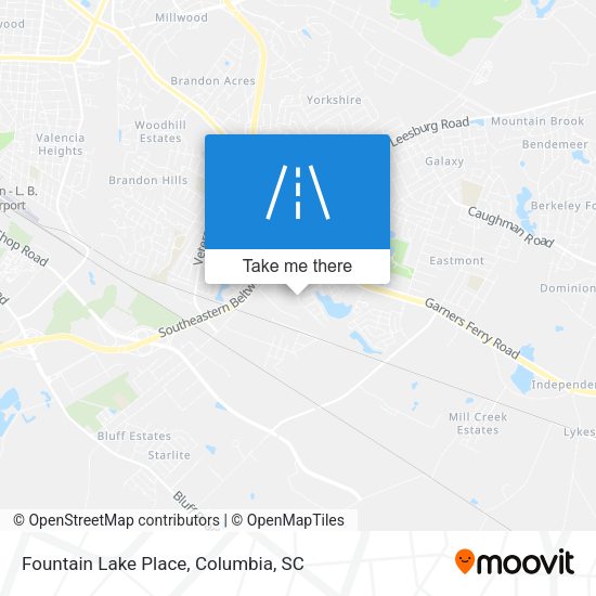 Mapa de Fountain Lake Place