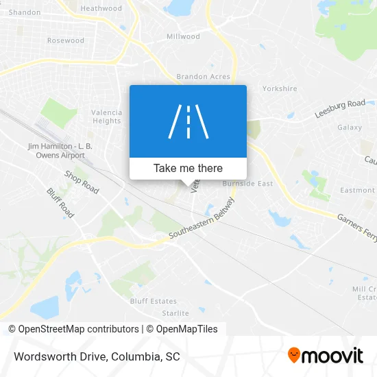 Wordsworth Drive map