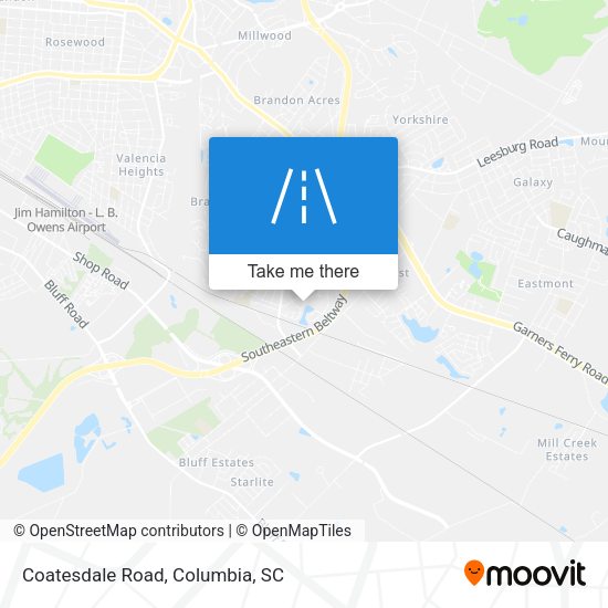 Mapa de Coatesdale Road