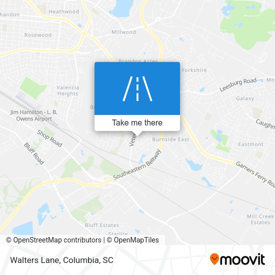 Mapa de Walters Lane