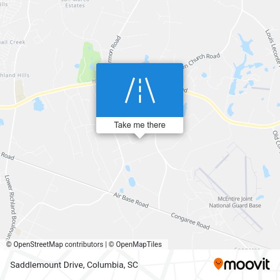 Saddlemount Drive map