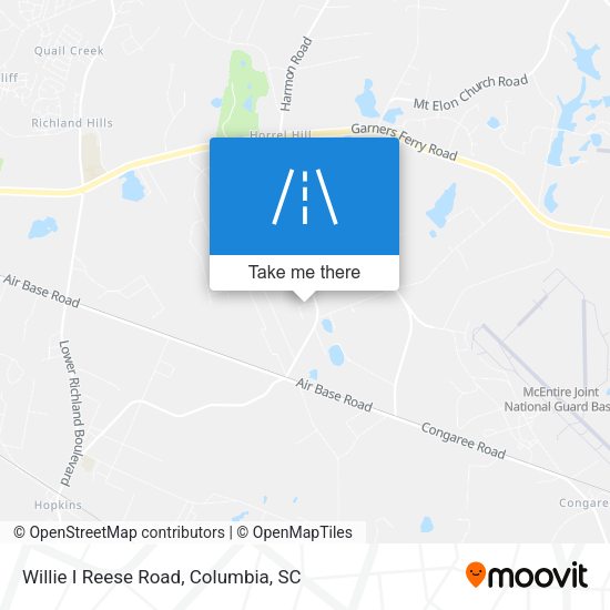 Mapa de Willie I Reese Road