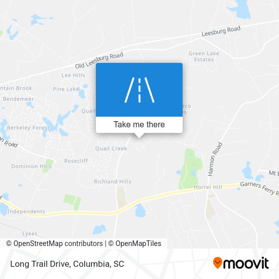 Mapa de Long Trail Drive