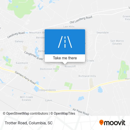 Mapa de Trotter Road