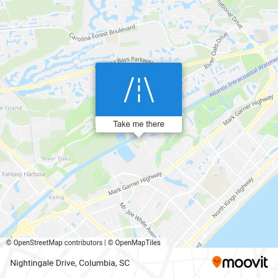 Nightingale Drive map