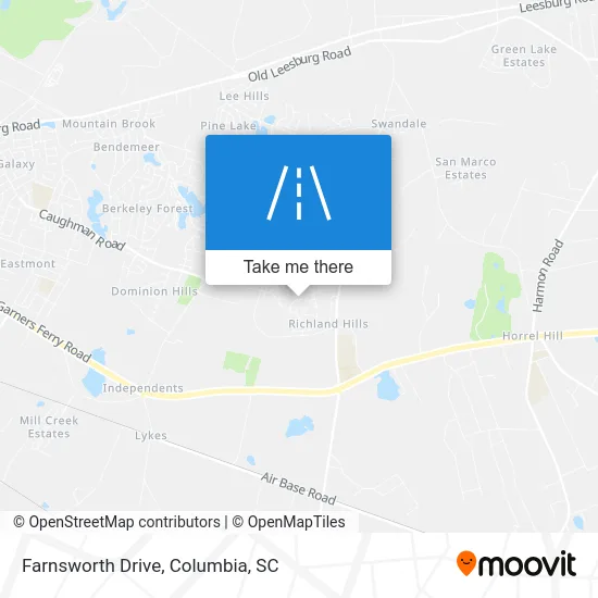 Farnsworth Drive map
