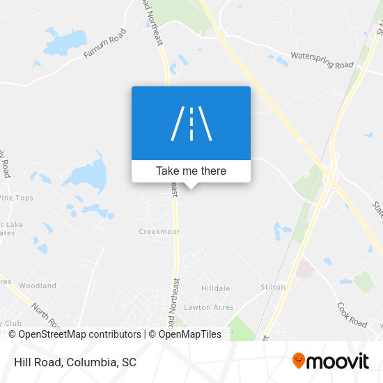Mapa de Hill Road