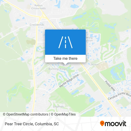 Pear Tree Circle map