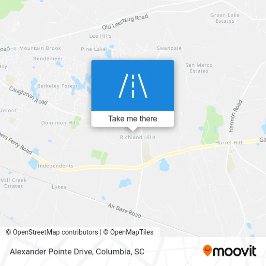 Alexander Pointe Drive map